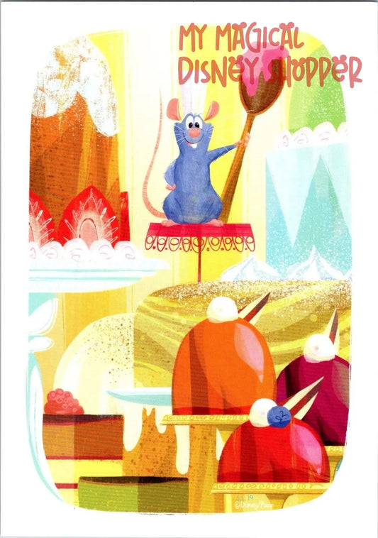 Wonderground Gallery "Tiny Baker" Disney Postcard -Steph Laberis