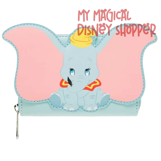 Loungefly Disney Dumbo Figural Dumbo Small Zip Wallet