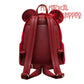 Loungefly Disney Minnie Mouse Velvet Sequined Ears Mini Backpack
