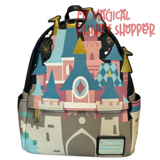 Loungefly Disneyland Paris Sleeping Beauty Castle Mini Backpack