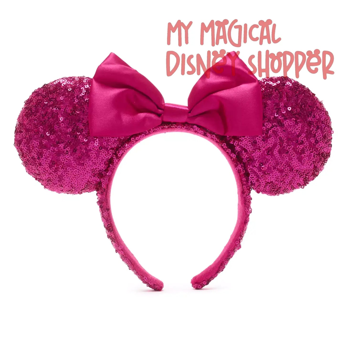 Magenta Disney Minnie Ears Headband