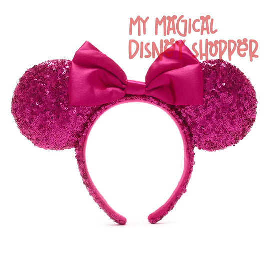 Magenta Disney Minnie Ears Headband