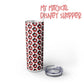 Magical Mafia Skinny Tumbler with Straw, 20oz