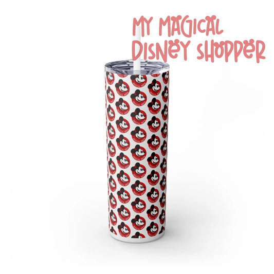 Magical Mafia Skinny Tumbler with Straw, 20oz