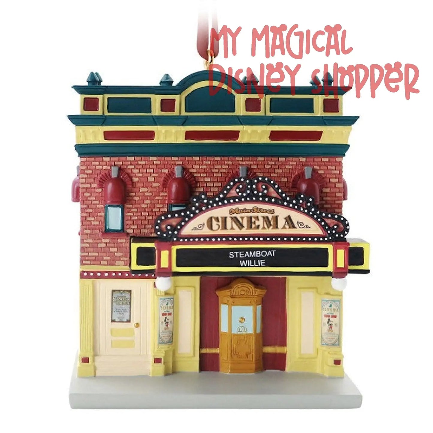 Main Street Cinema Disney Ornament - Tiny Town Collection