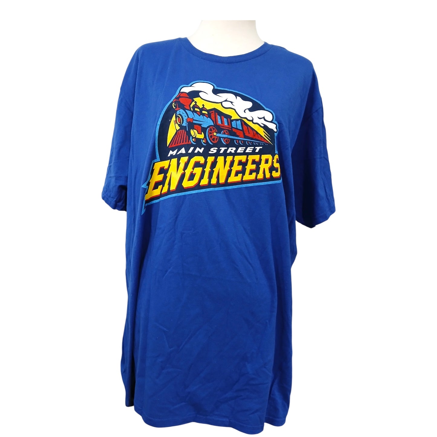 Royal Blue “Main Street Engineers” T-Shirt – Size 2XL 🔧🏰💙