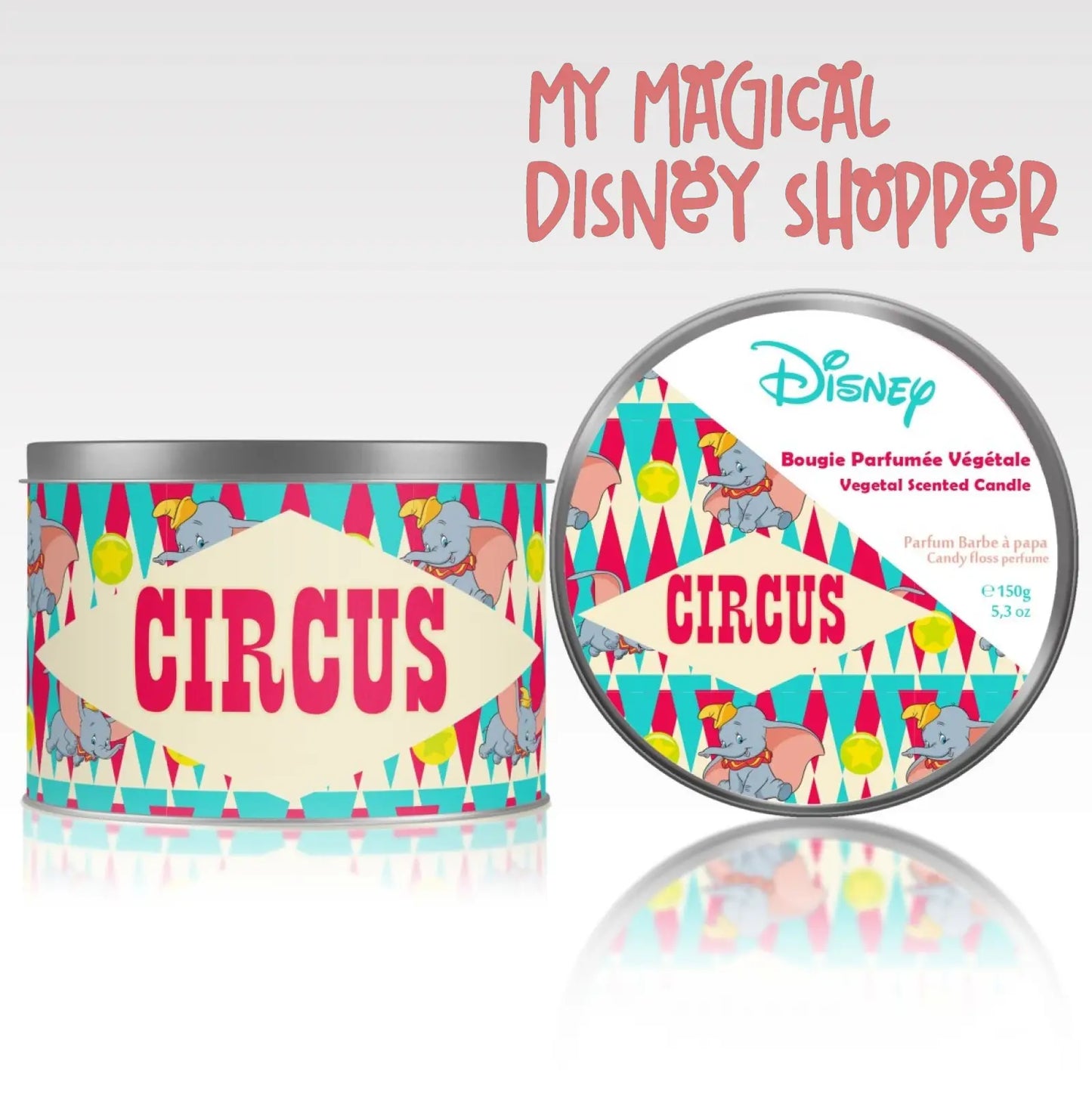 Maison Francal Dumbo Metal Candle Sweet Strawberry Scent