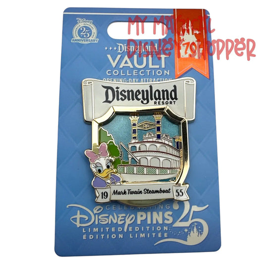 Mark Twin Steamboat Pin Disneyland Vault Collection - Limited Edition 4000
