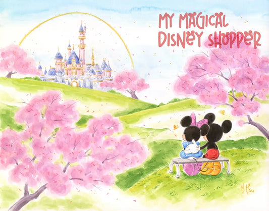 Martin Hsu Mickey & Minnie Dream Castle Postcard 5x7"