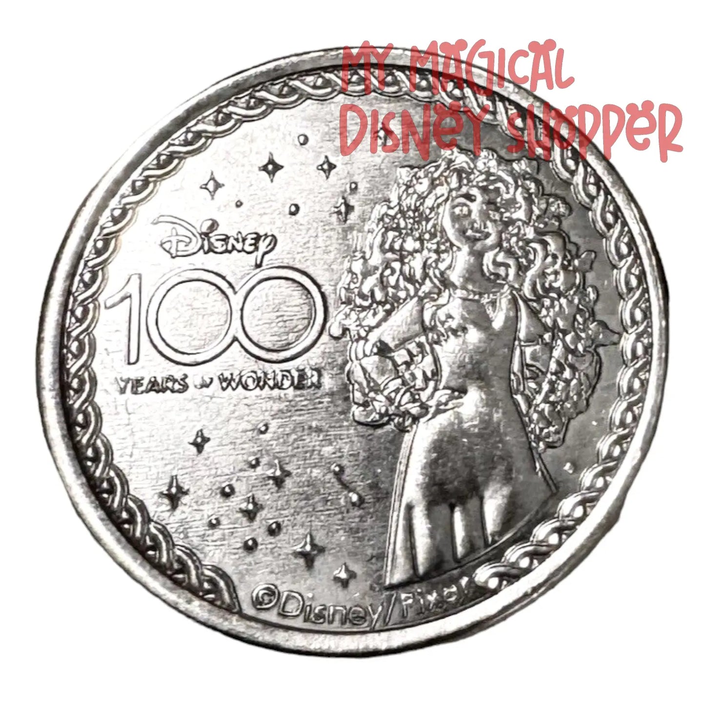 Merida from Brave Disney 100 Silver Medallion