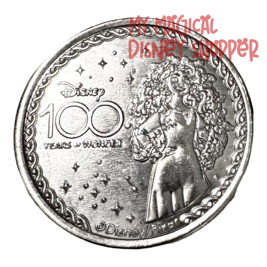 Merida from Brave Disney 100 Silver Medallion