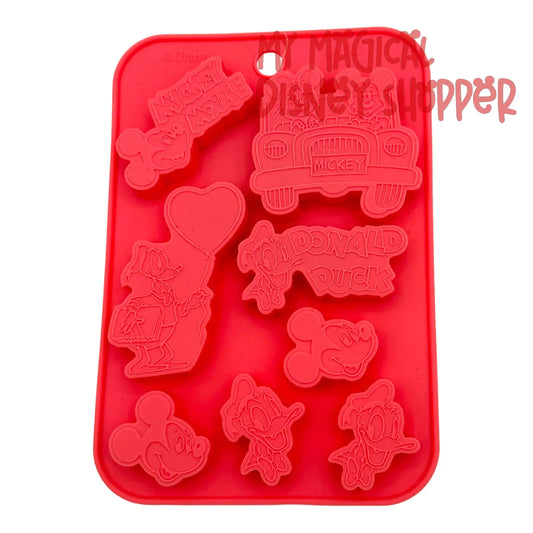 Mickey and Donald Small Silicone Chocolate Mold