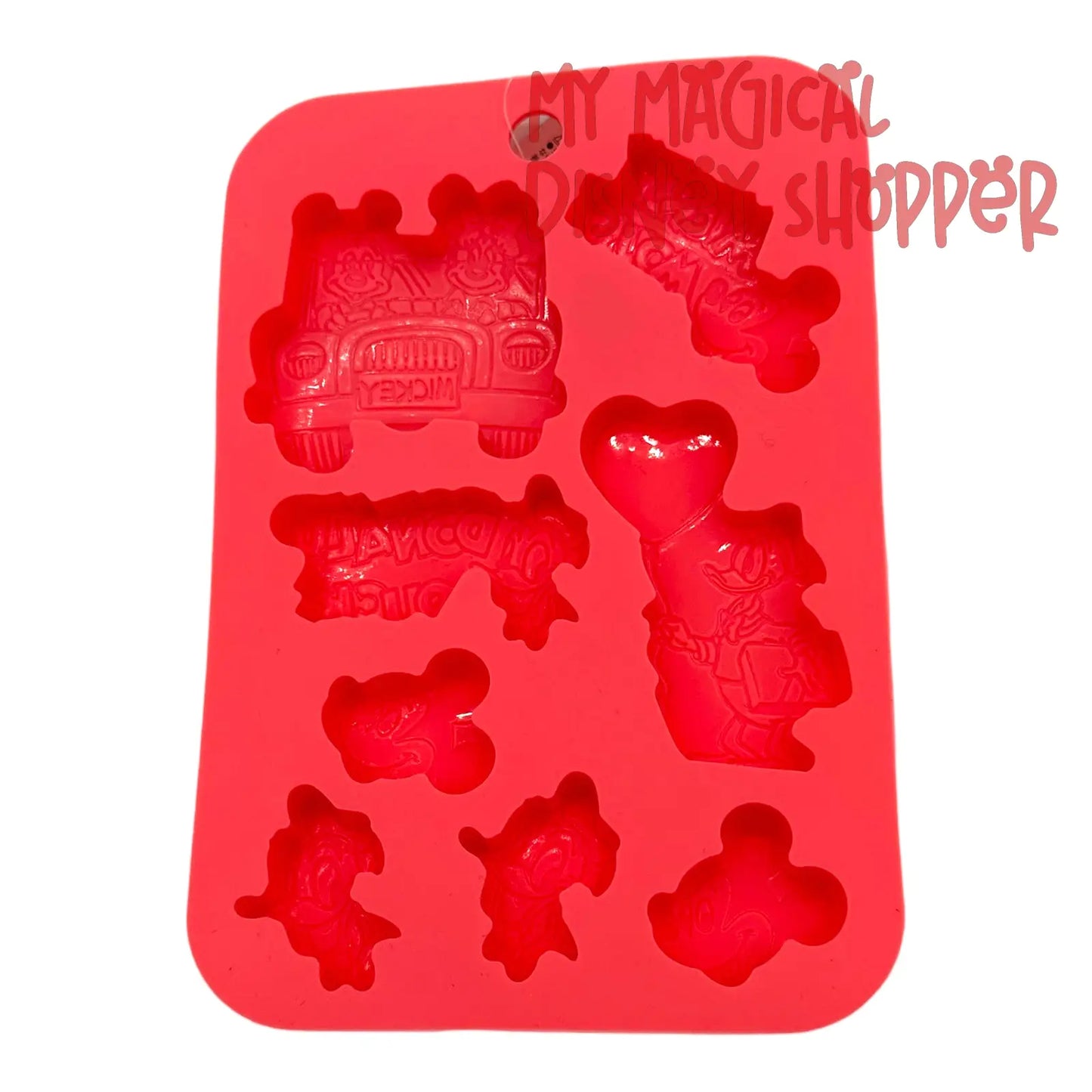 Mickey and Donald Small Silicone Chocolate Mold