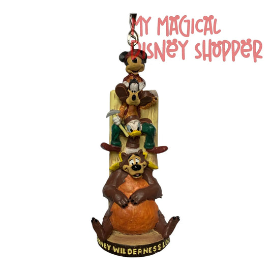 Mickey and Friends Disney Figure Ornament - Wilderness Lodge Resort