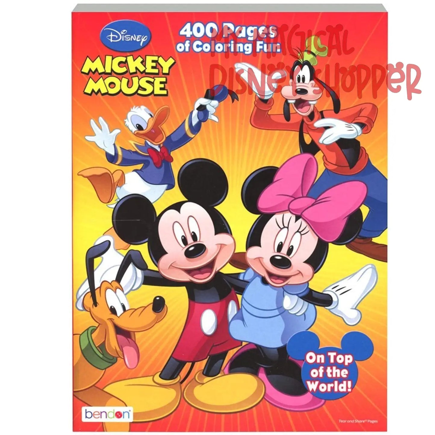 Mickey and Friends Jumbo Coloring Book - 400 Pages