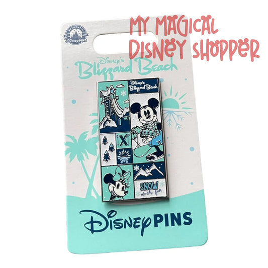 Mickey And Minnie Blizzard Beach Disney Pin