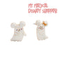 Mickey and Minnie Mouse Cutie Ghost Earrings by BaubleBar