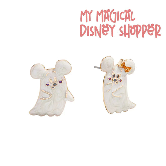 Mickey and Minnie Mouse Cutie Ghost Earrings by BaubleBar