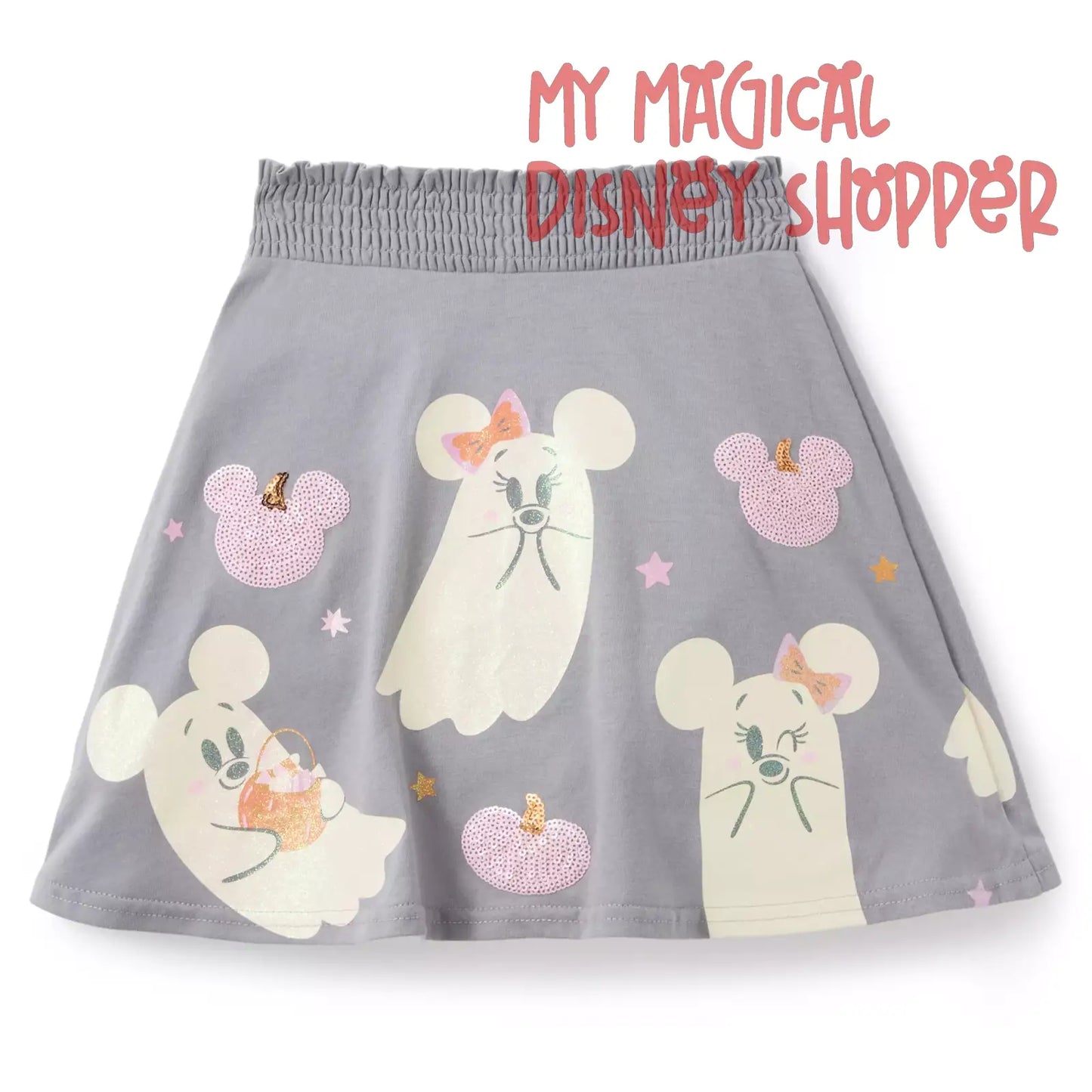 Mickey and Minnie Mouse Cutie Ghost Skort for Kids