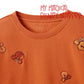 Mickey and Minnie Mouse Jack-o'-Lantern Pullover Sweatshirt for Adults