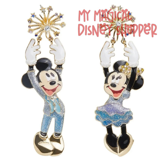 Mickey and Minnie Mouse Walt Disney World 50th Anniversary Earrings by BaubleBar
