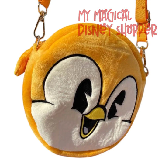 Mickey And Minnie Runaway Railroad Chubby Plush Crossbody Purse