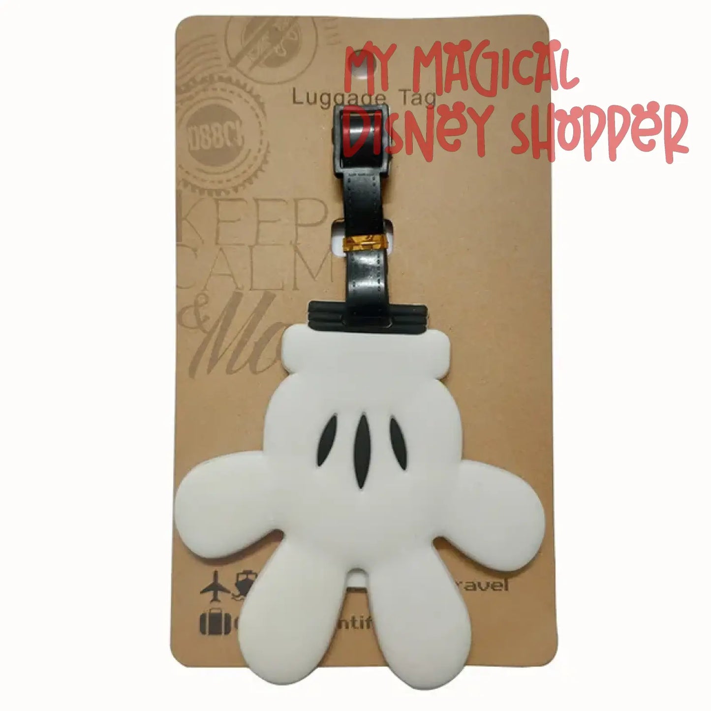 Mickey Glove Luggage Tag