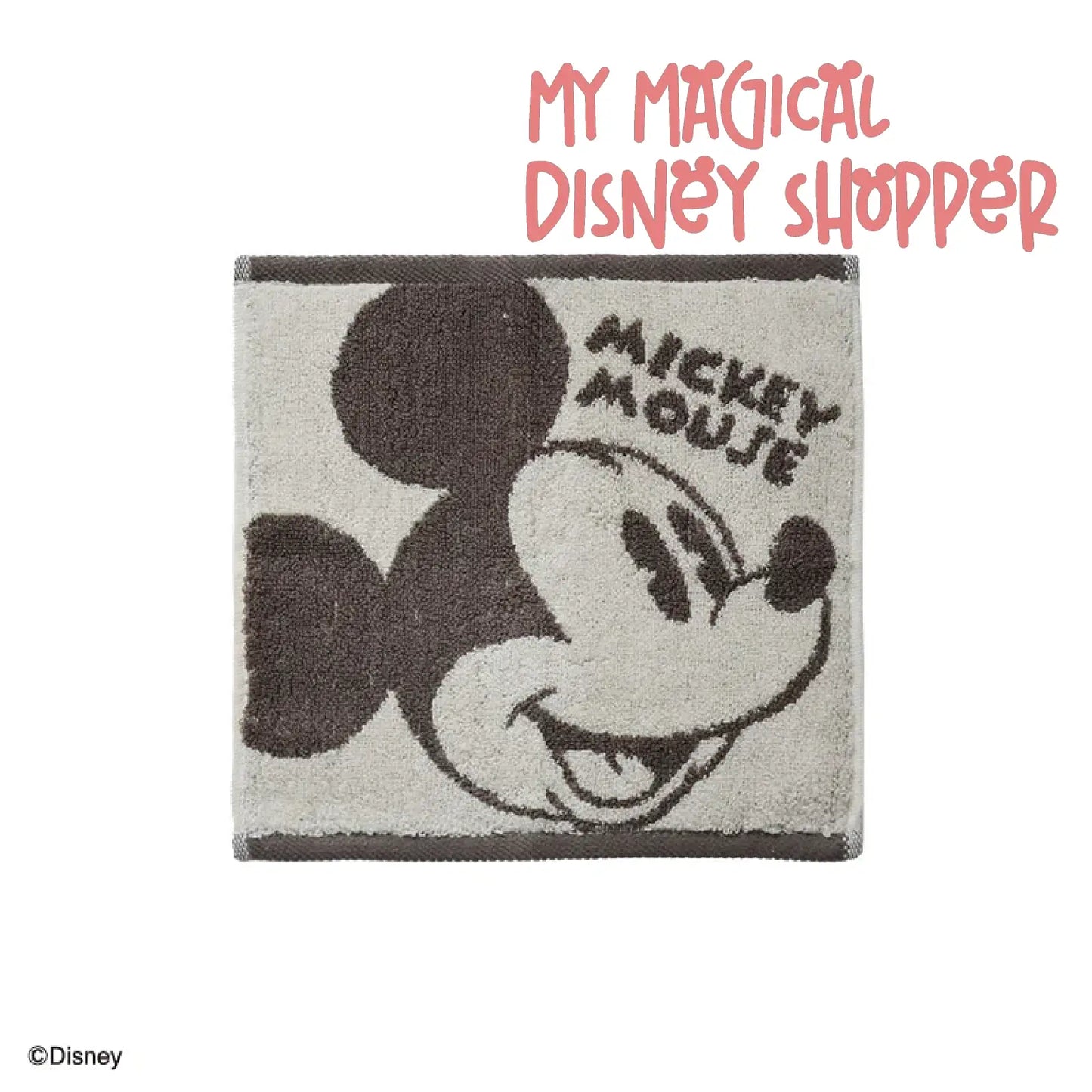 Mickey Grey Washcloth