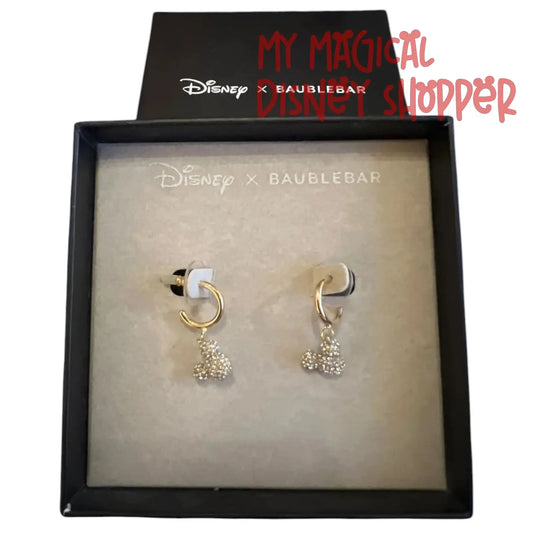 Mickey Head Huggie Earrings - Disney x BaubleBar