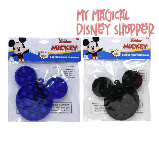 Mickey Head Shaped Pop Fidget Keychain