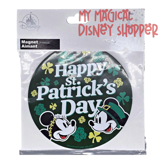 Mickey & Minnie St. Patrick's Day Magnet