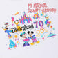 Mickey Mouse and Friends Disneyland 70th Anniversary T-Shirt for Women