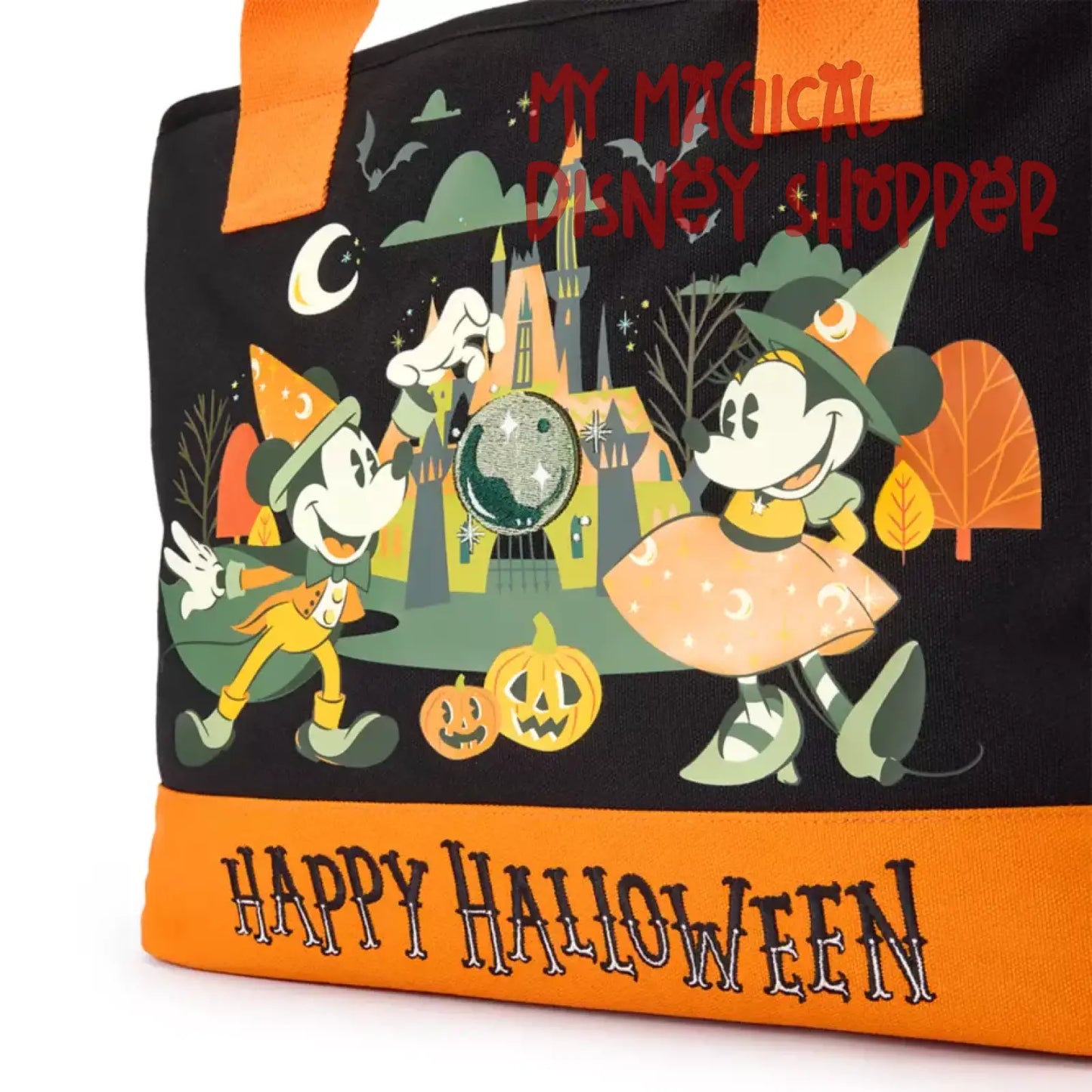 Mickey Mouse and Friends Halloween Canvas Tote Bag