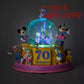 Mickey Mouse and Friends Light-Up Musical Snowglobe – Disneyland 70th Anniversary