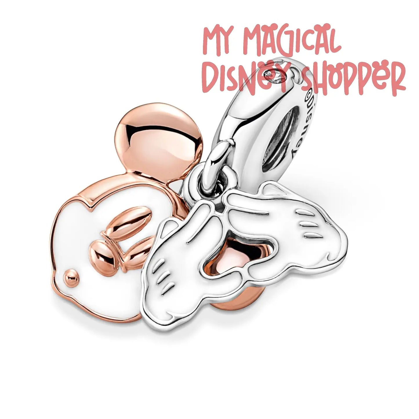 Mickey Mouse Double Dangle Pandora Charm