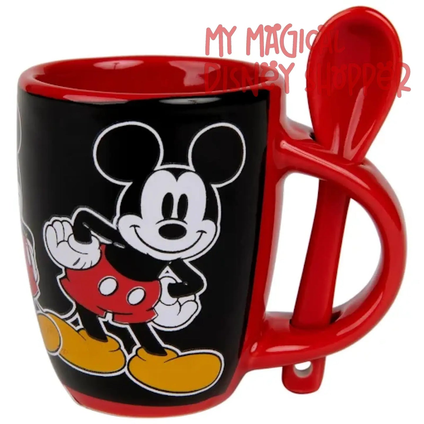 Mickey Mouse Espresso Mug with Spoon