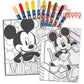 Mickey Mouse Giant Coloring Posters - My First Marker by Number, 2 Posters