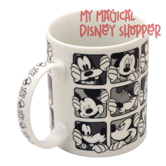 Mickey Mouse & Goofy Allover Faces Ceramic Mug