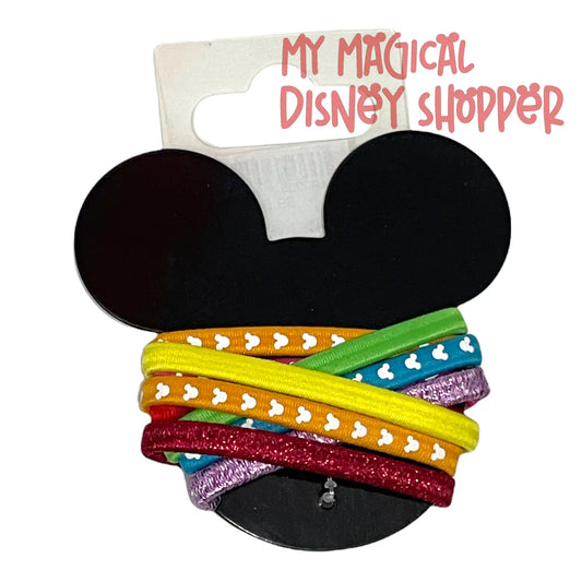 Mickey Mouse Hair Tie Accessories - Set of 9
