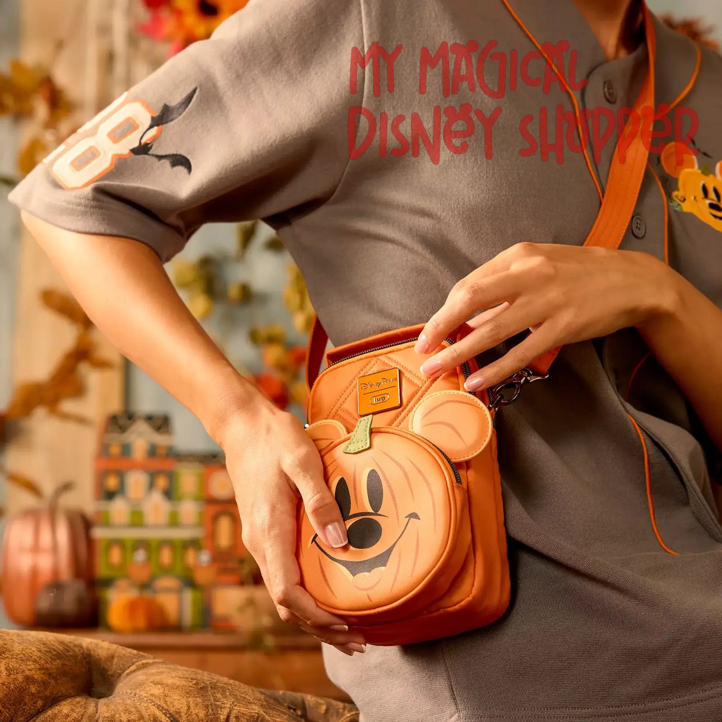 Mickey Mouse Halloween Mini Convertible Crossbody Bag by Lug