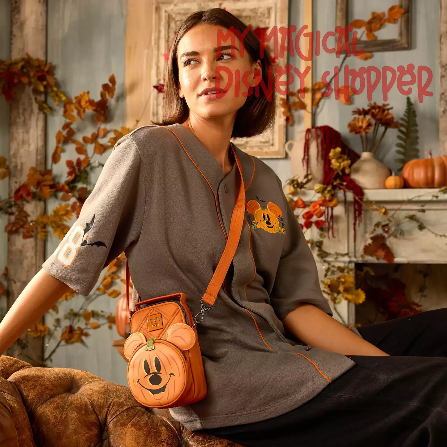 Mickey Mouse Halloween Mini Convertible Crossbody Bag by Lug