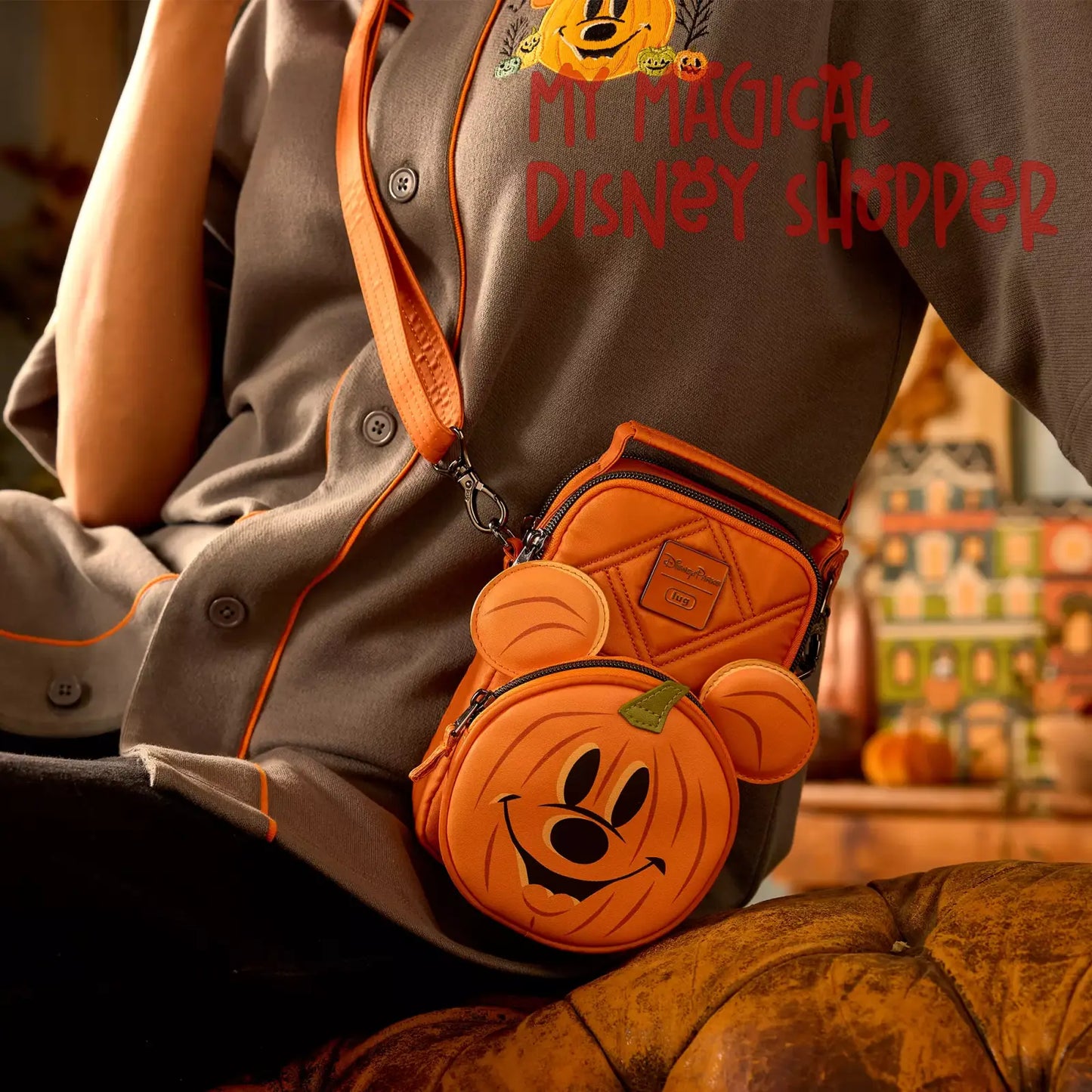 Mickey Mouse Halloween Mini Convertible Crossbody Bag by Lug