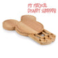 Mickey Mouse Head Shaped Cheese Board with Tools