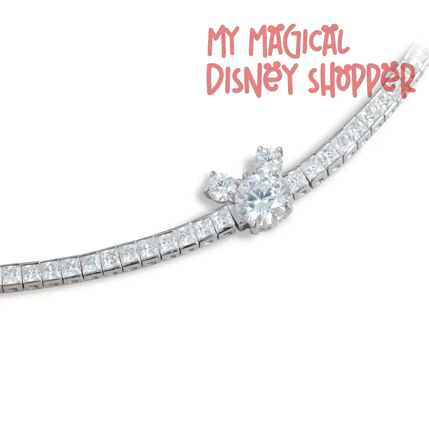 Disney Parks CRISLU Mickey Mouse Icon Bolo Bracelet ✨🐭💎