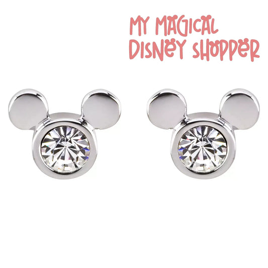 Mickey Mouse Icon Crystal Earrings by Arribas