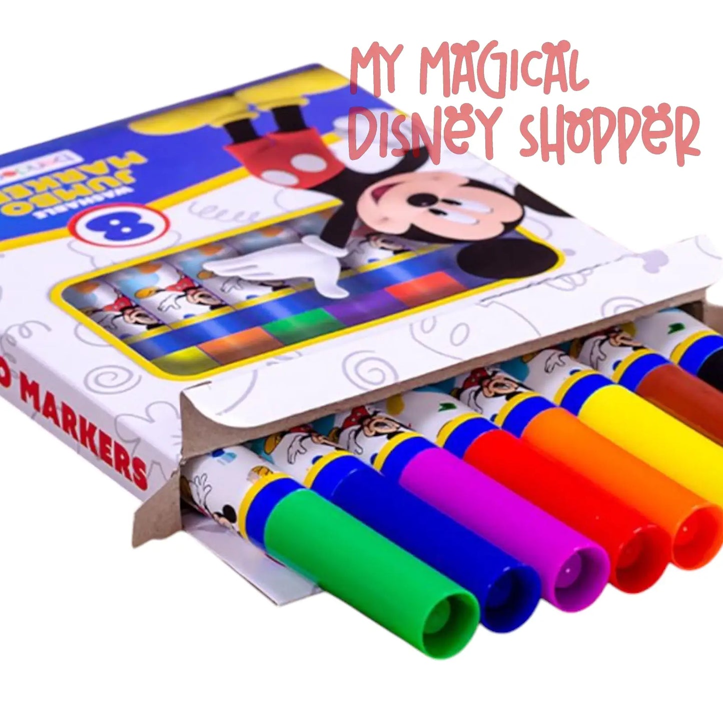 Mickey Mouse Jumbo Markers, 8 Count