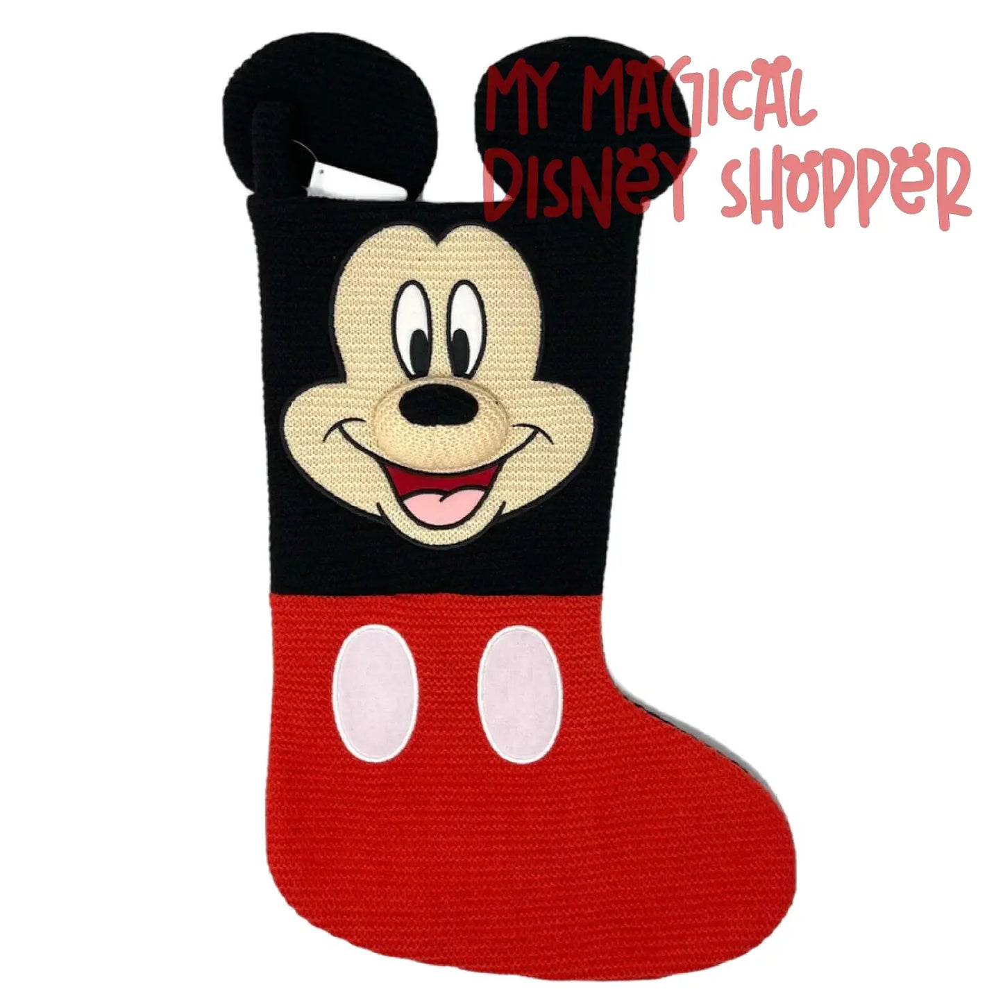 Mickey Mouse Knit Christmas Stocking