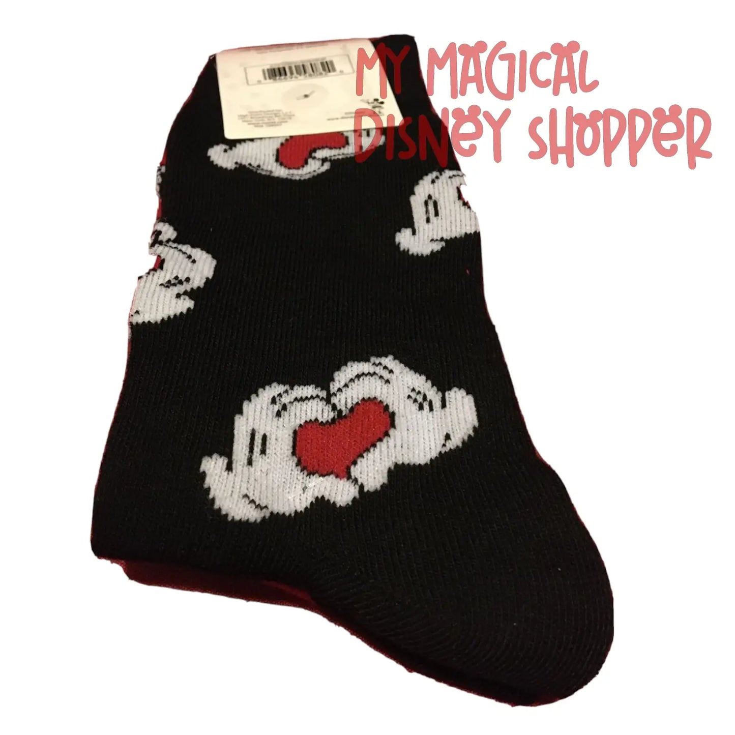 Mickey Mouse Mr.Right Valentines Crew Socks 2 Pack