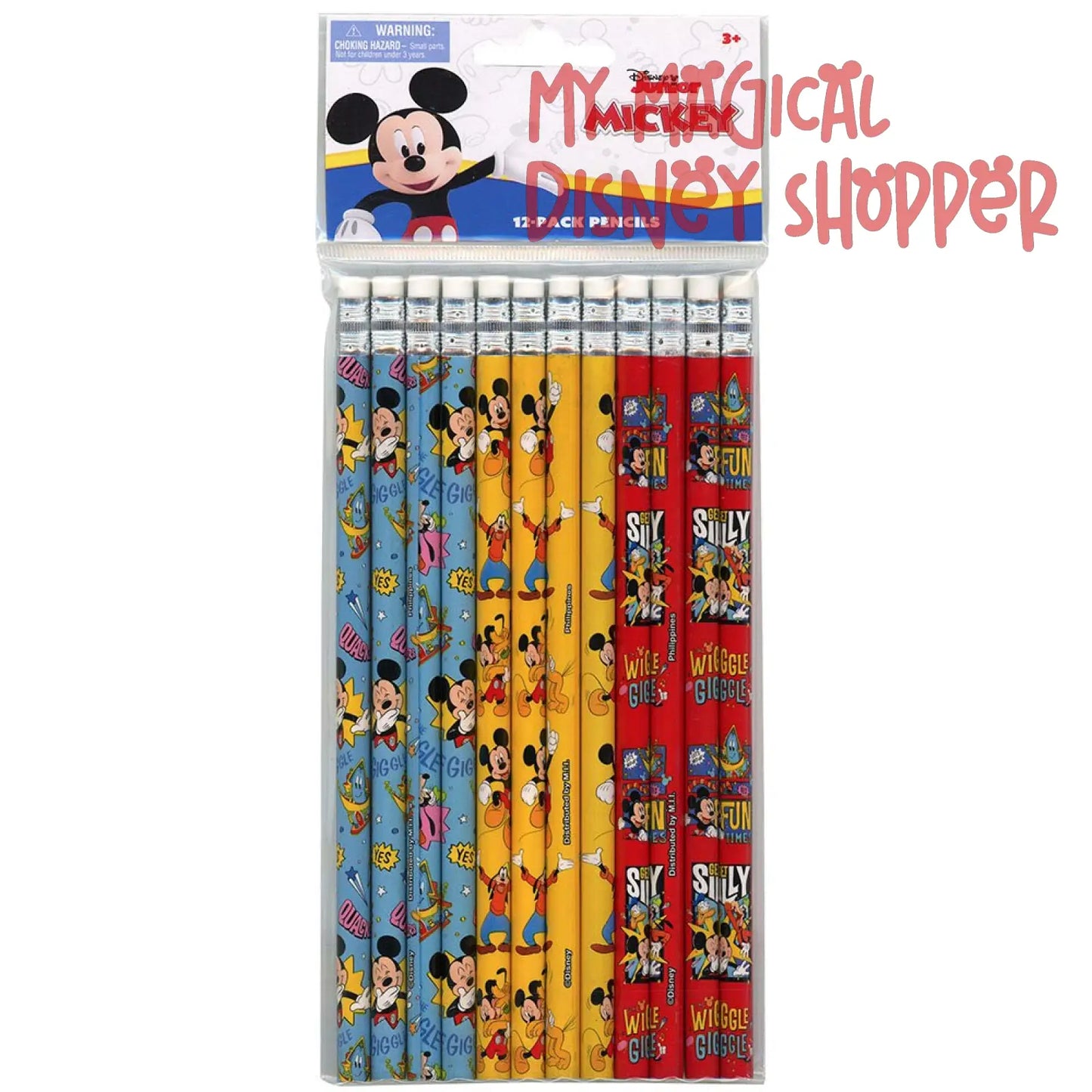 Mickey Mouse Pencils - 12 Count