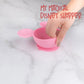 Mickey Mouse Pink Silicone First Feeding Set